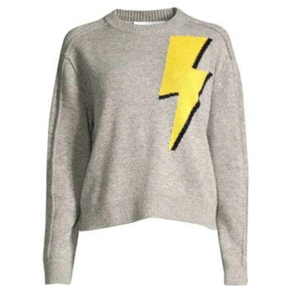 ROBERT RODRIGUEZ Lightning Bolt Wool & Cashmere Sweater - Picture 1 of 9